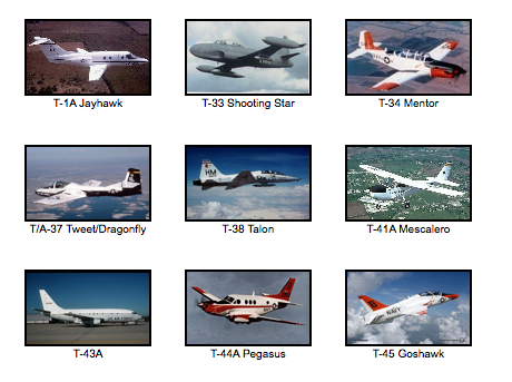 training aircraft