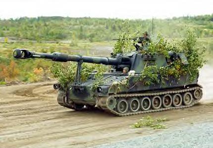M109 155mm Self-Propelled Howitzer
